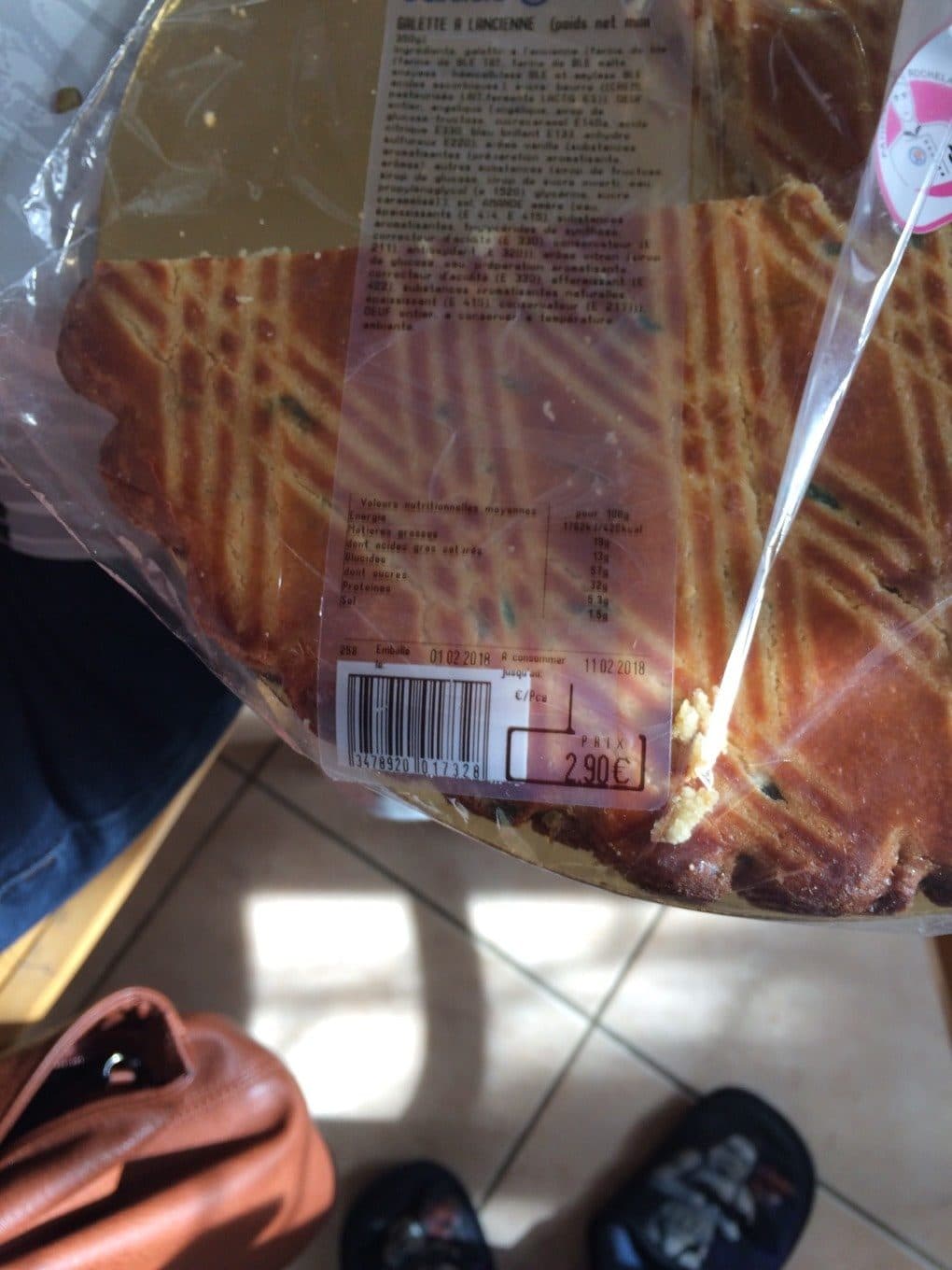 Leclerc Galette à l’ancienne packshot