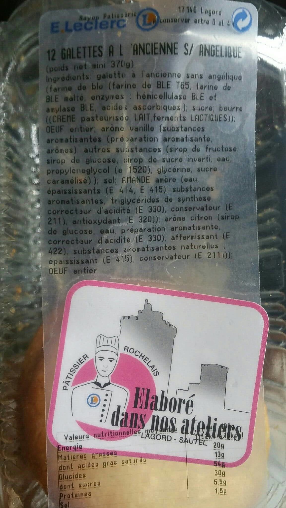 E.Leclerc Galette à l'ancienne sur angélique packshot