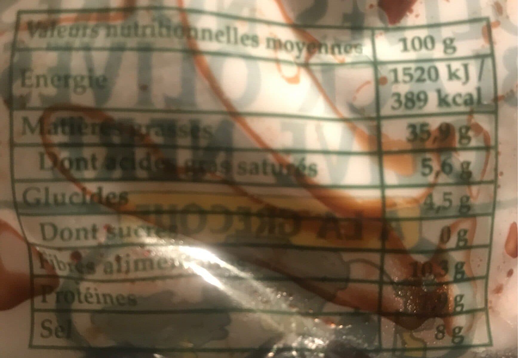 Open Food Facts Olive noir packshot