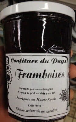 Confiture du Pays Framboises packshot