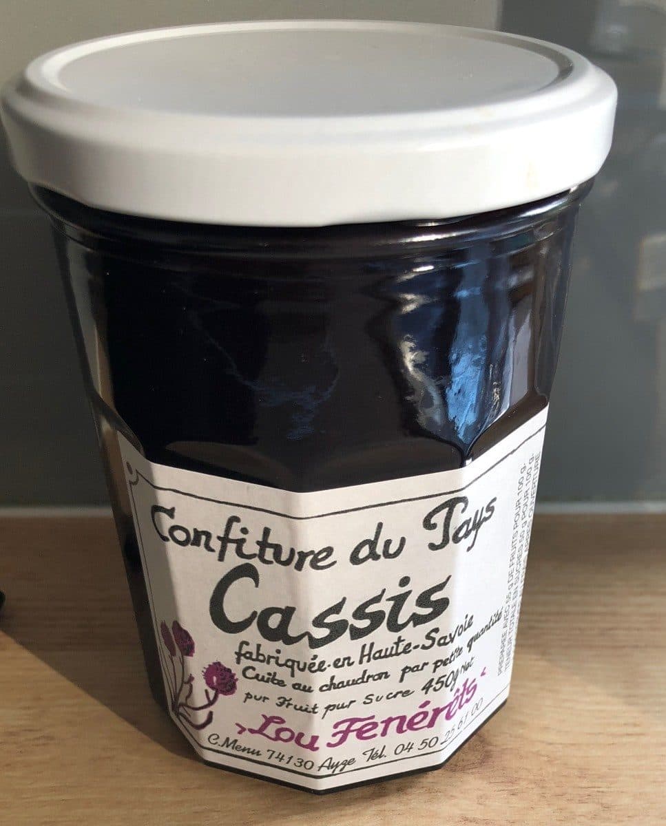 Confiture du Pays Confiture de cassis de pays LOU FENERET packshot