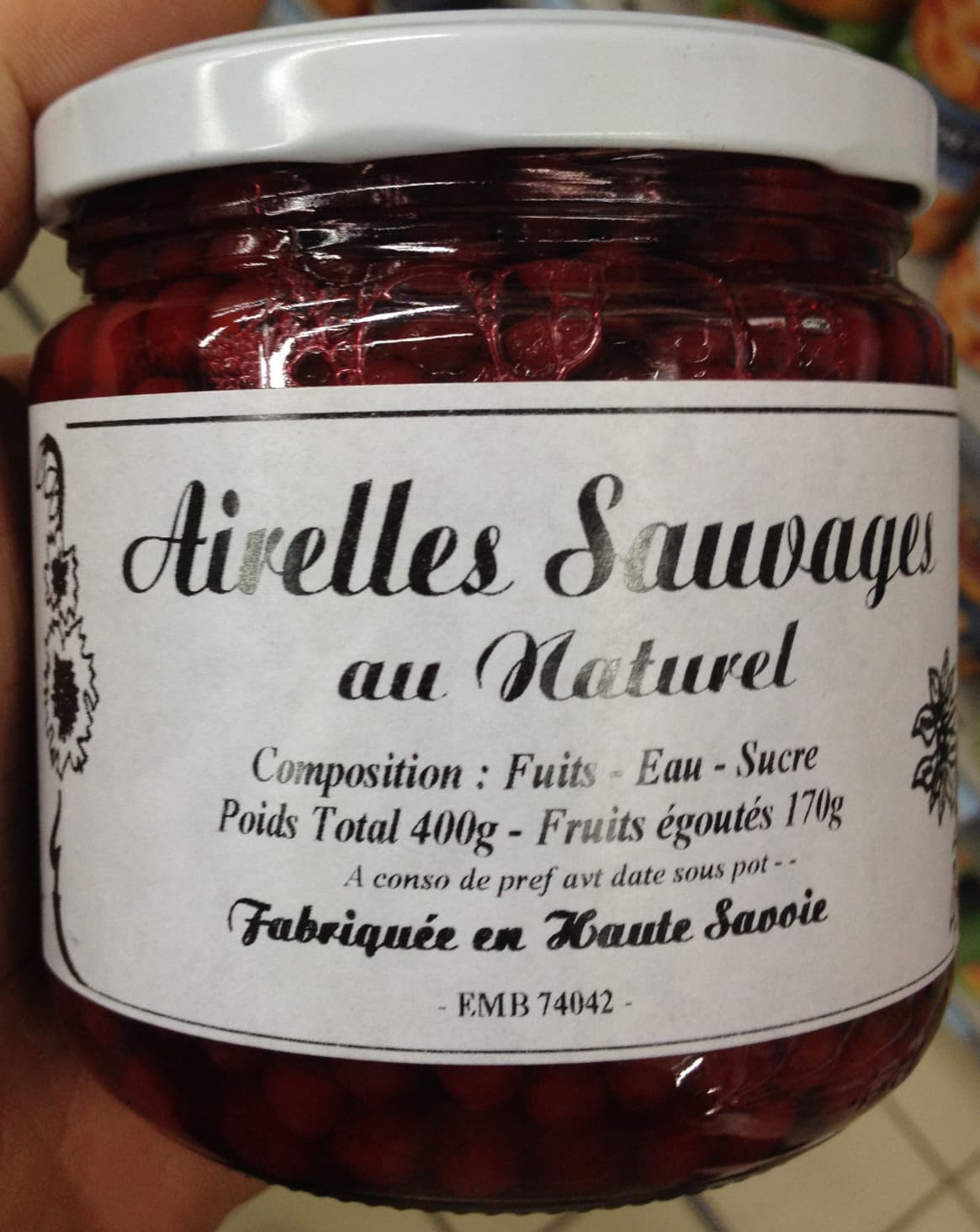 Sans marque Airelles sauvages au naturel packshot