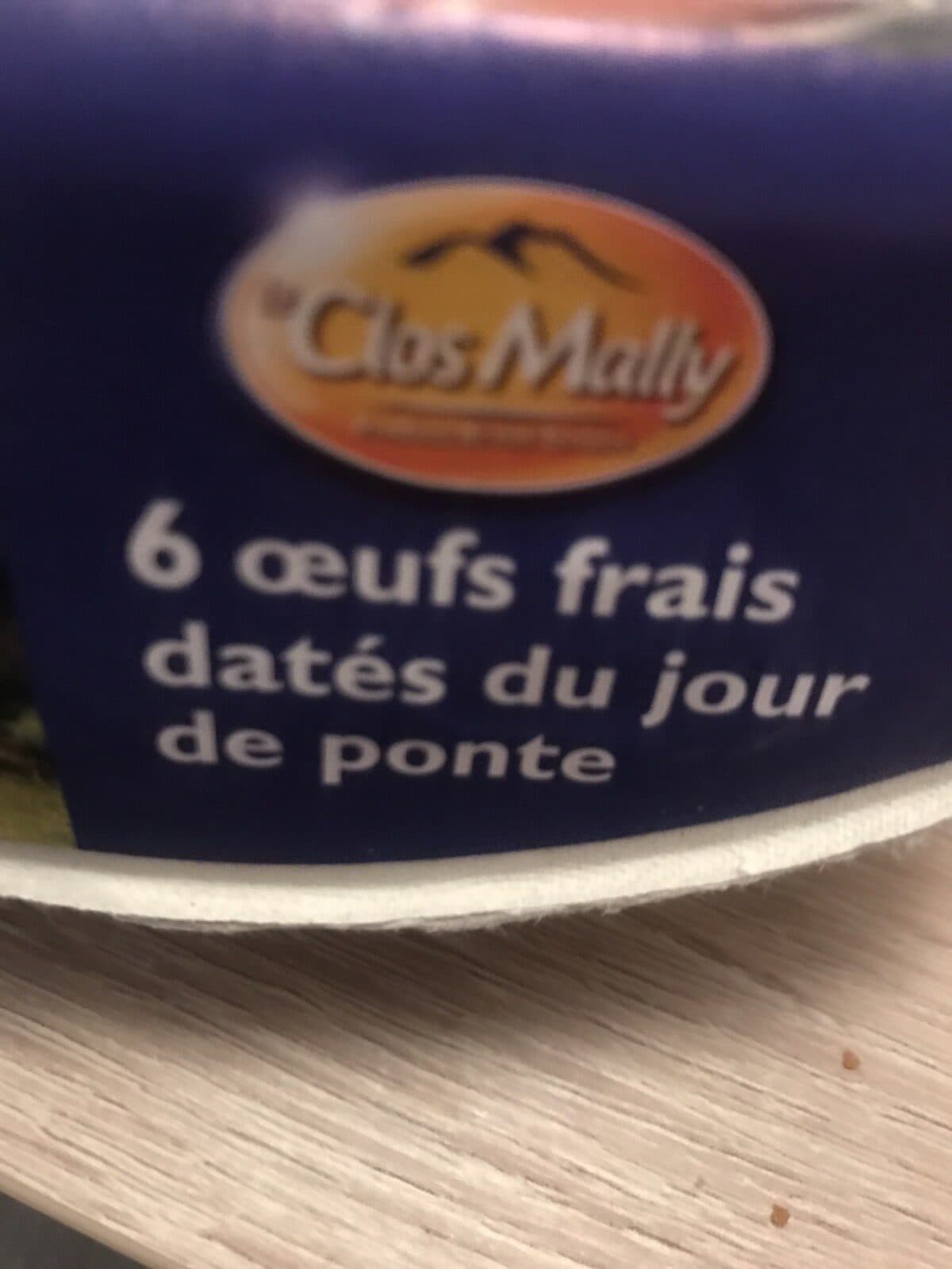 Open Food Facts Gros œufs frais datés du jour de ponte packshot