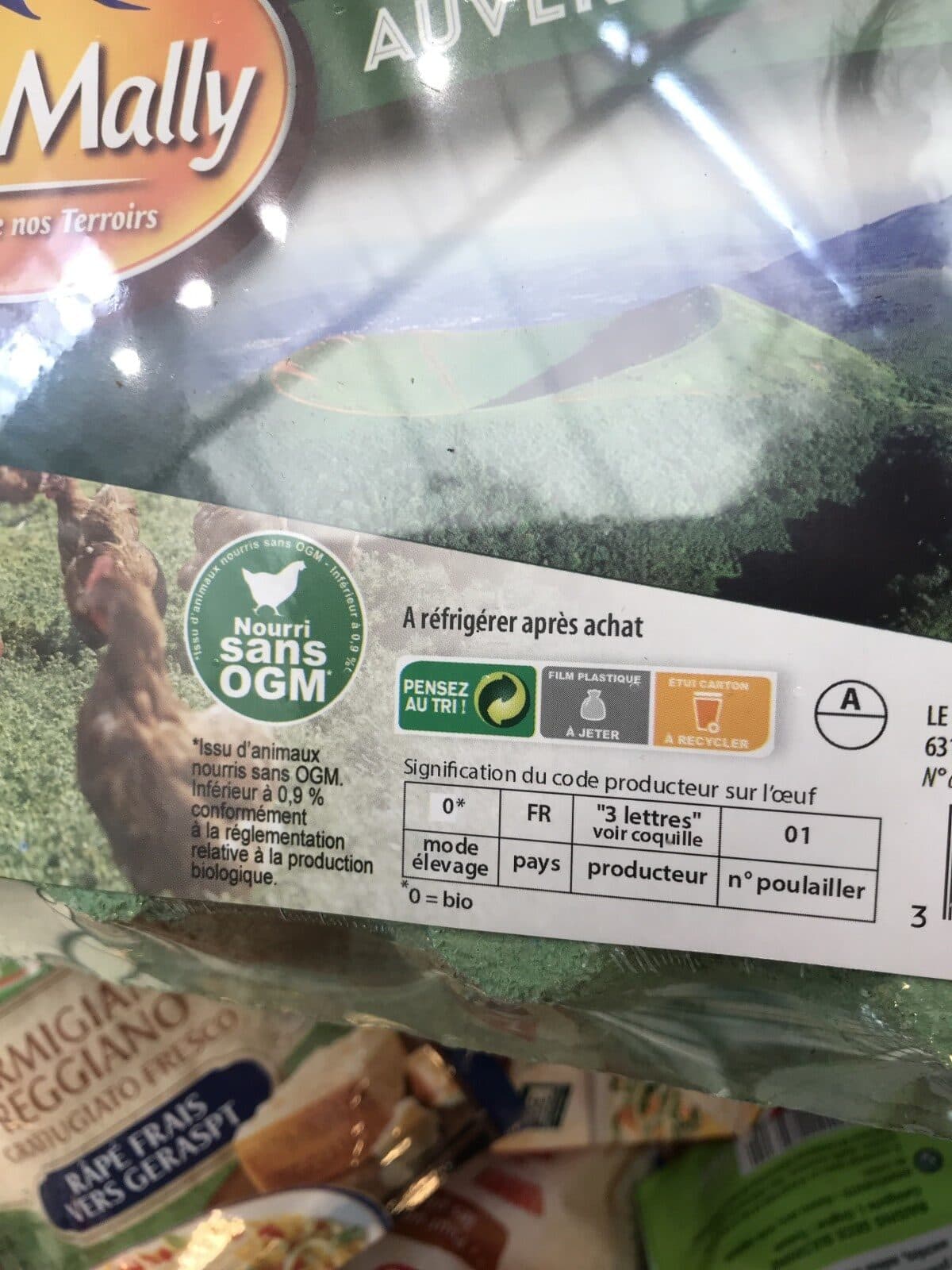Open Food Facts 20 Oeufs Le Clos Mally packshot