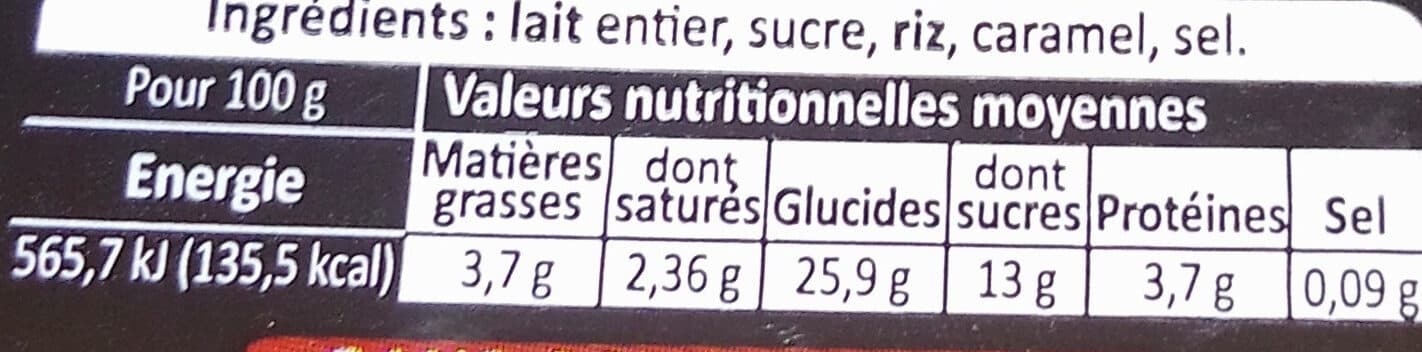Teurgoule de Janville Riz au lait au caramel packshot