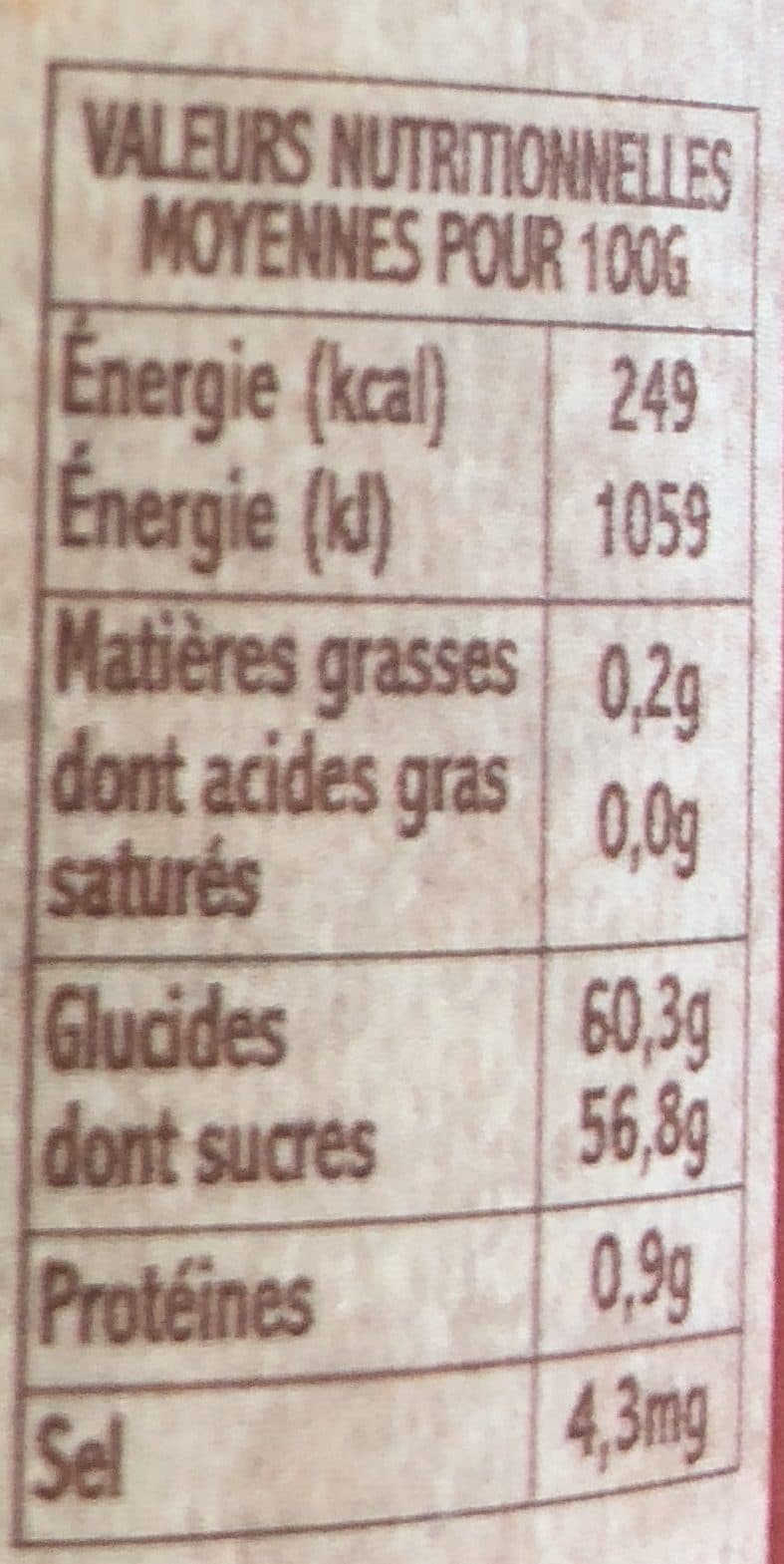 Délices de Guyane Confiture Extra de Banane au Miel packshot