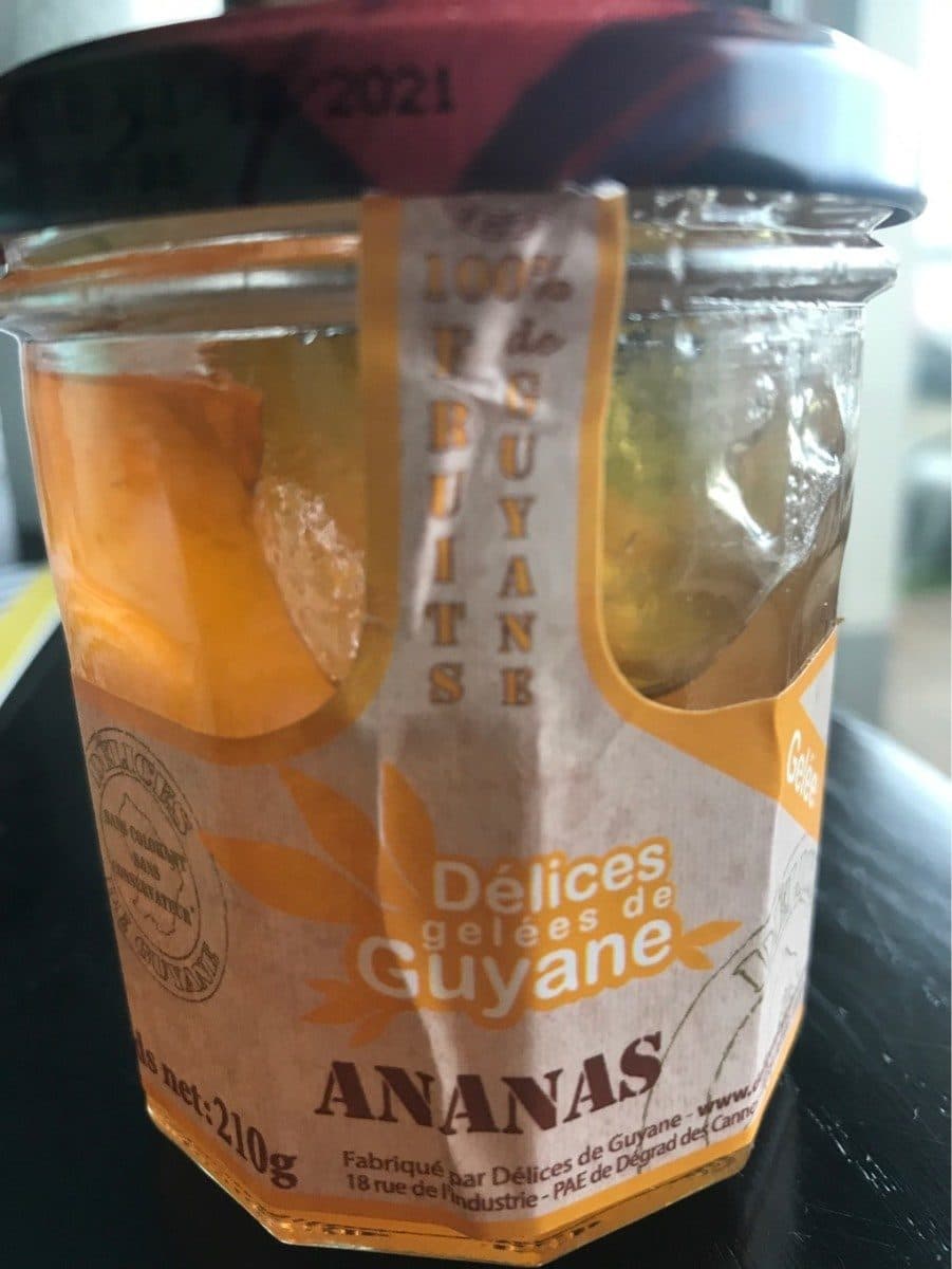 Délices de Guyane Gelée Ananas packshot