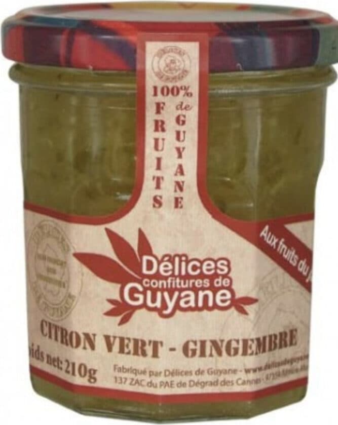 Délices de Guyane Marmelade de Citron vert - Gingembre packshot