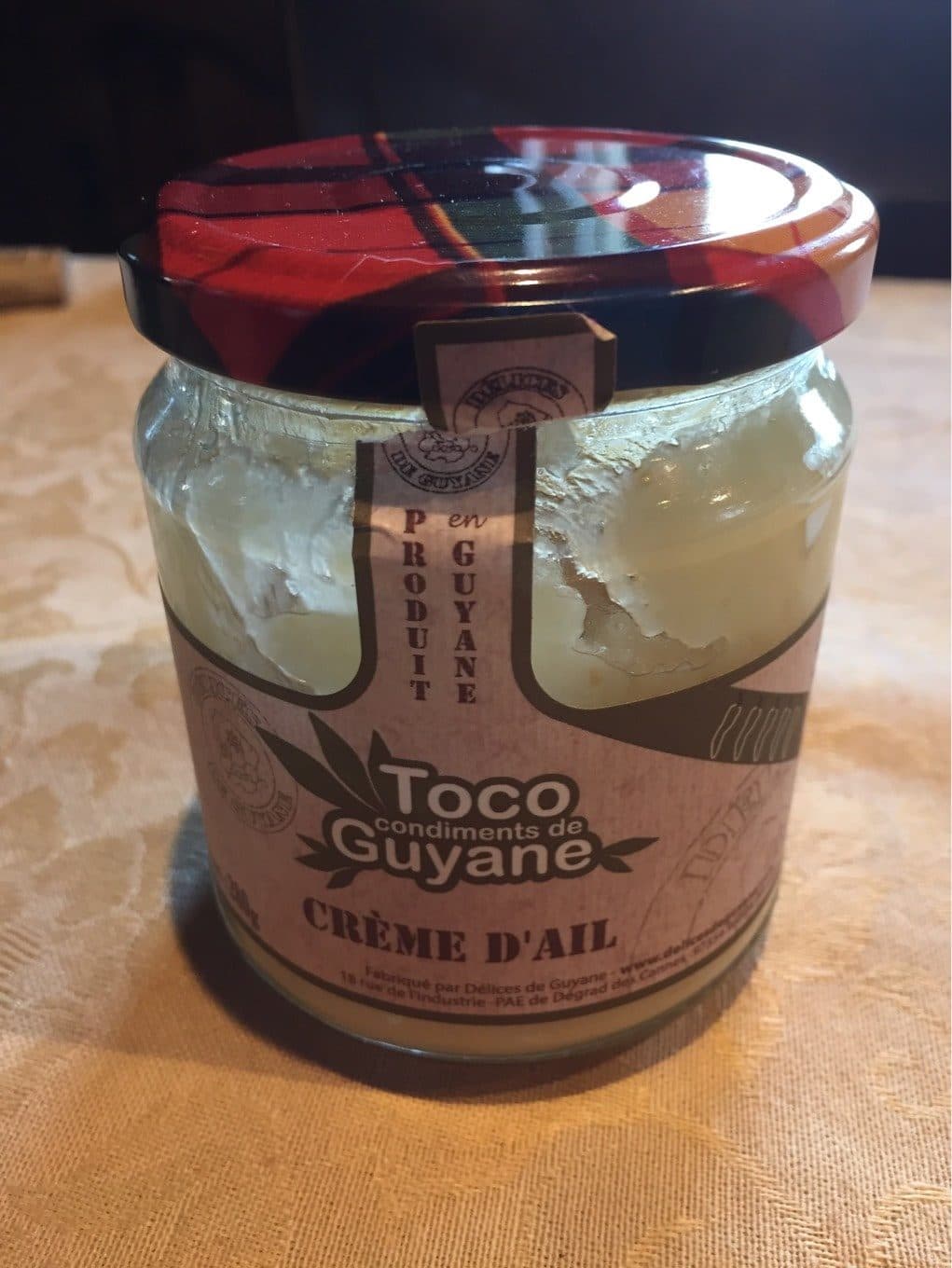 Toco Condiments De Guyane Crème d’ail packshot