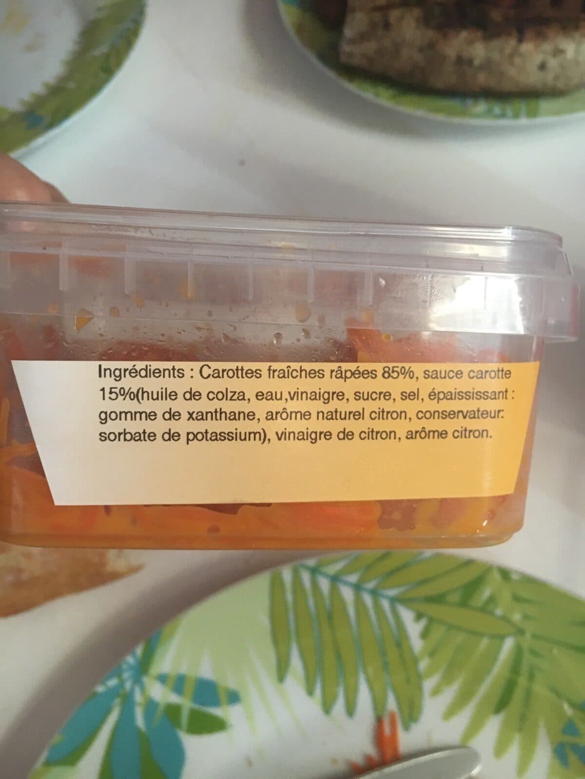 Open Food Facts Carottes râpées vinaigrette packshot