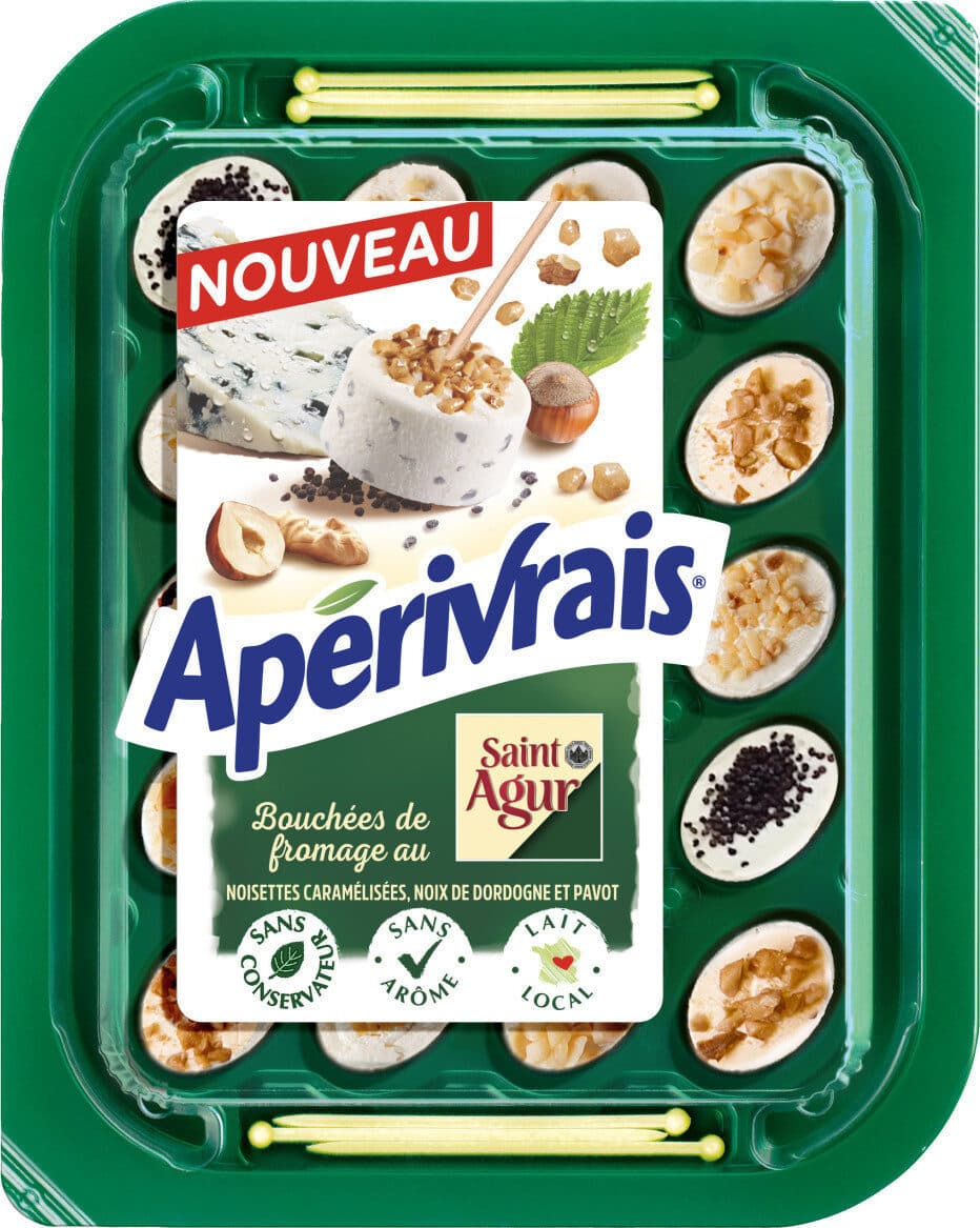 Apérivrais Bouchées de fromage au Saint Agur packshot