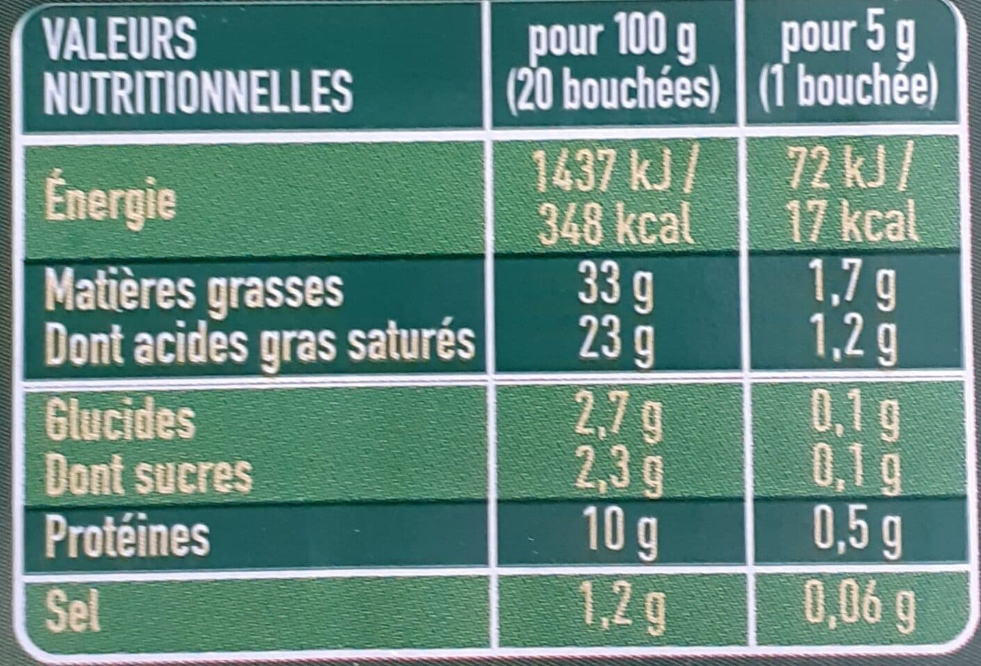 Apérivrais Bouchées de fromage au Saint Agur packshot