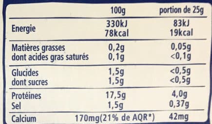 ELLE & VIRE Carré Frais 0% recette nature packshot