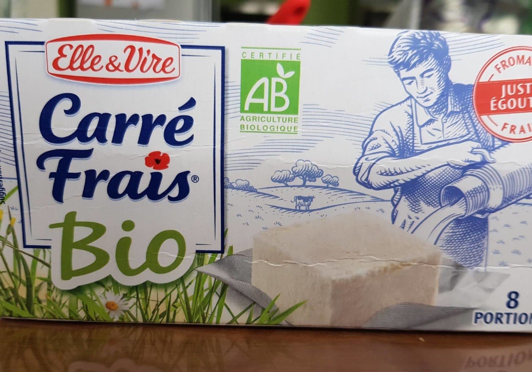 Elle & Vire Carré frais bio packshot