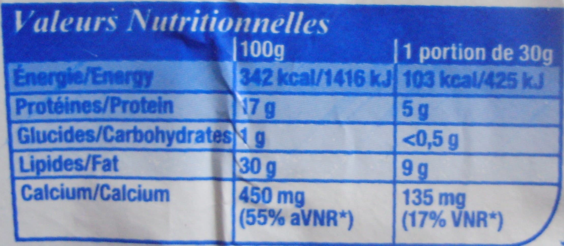 Bresse Bleu L'Authentique Bleu de Bresse (30 % MG) packshot