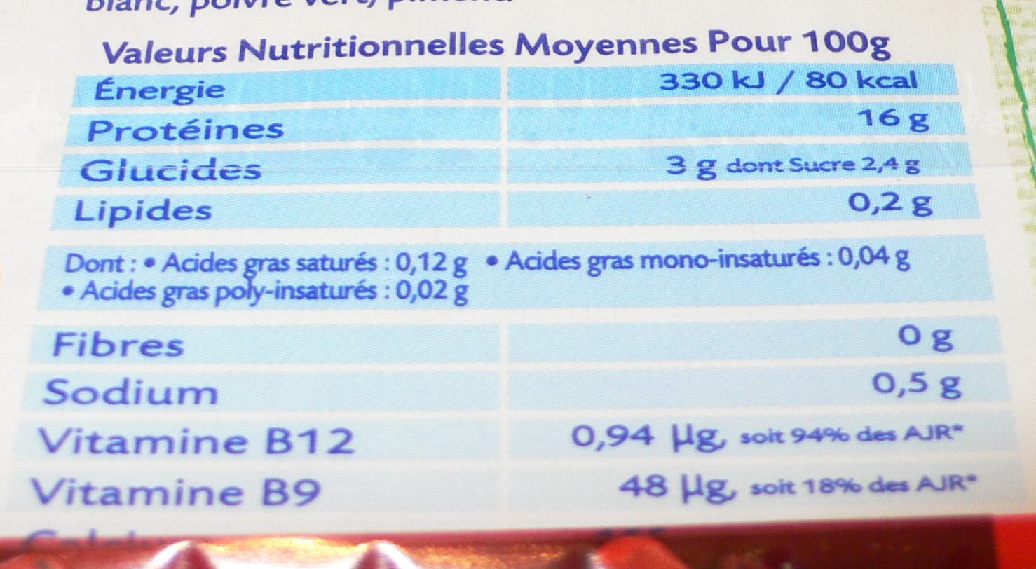 Elle & Vire Carré frais 0% packshot