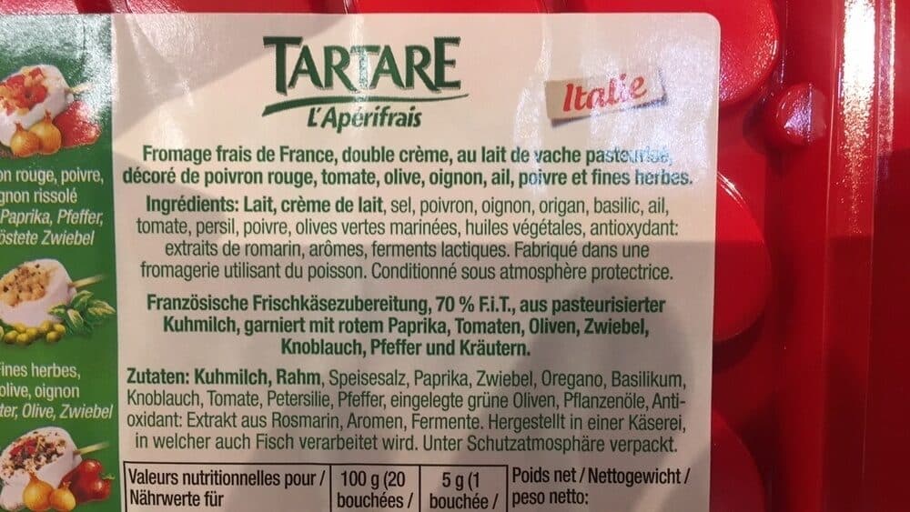 Tartare 2x L’aperitif tartare italie packshot