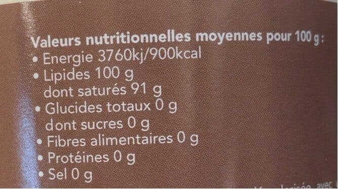 Open Food Facts Huile de coco packshot