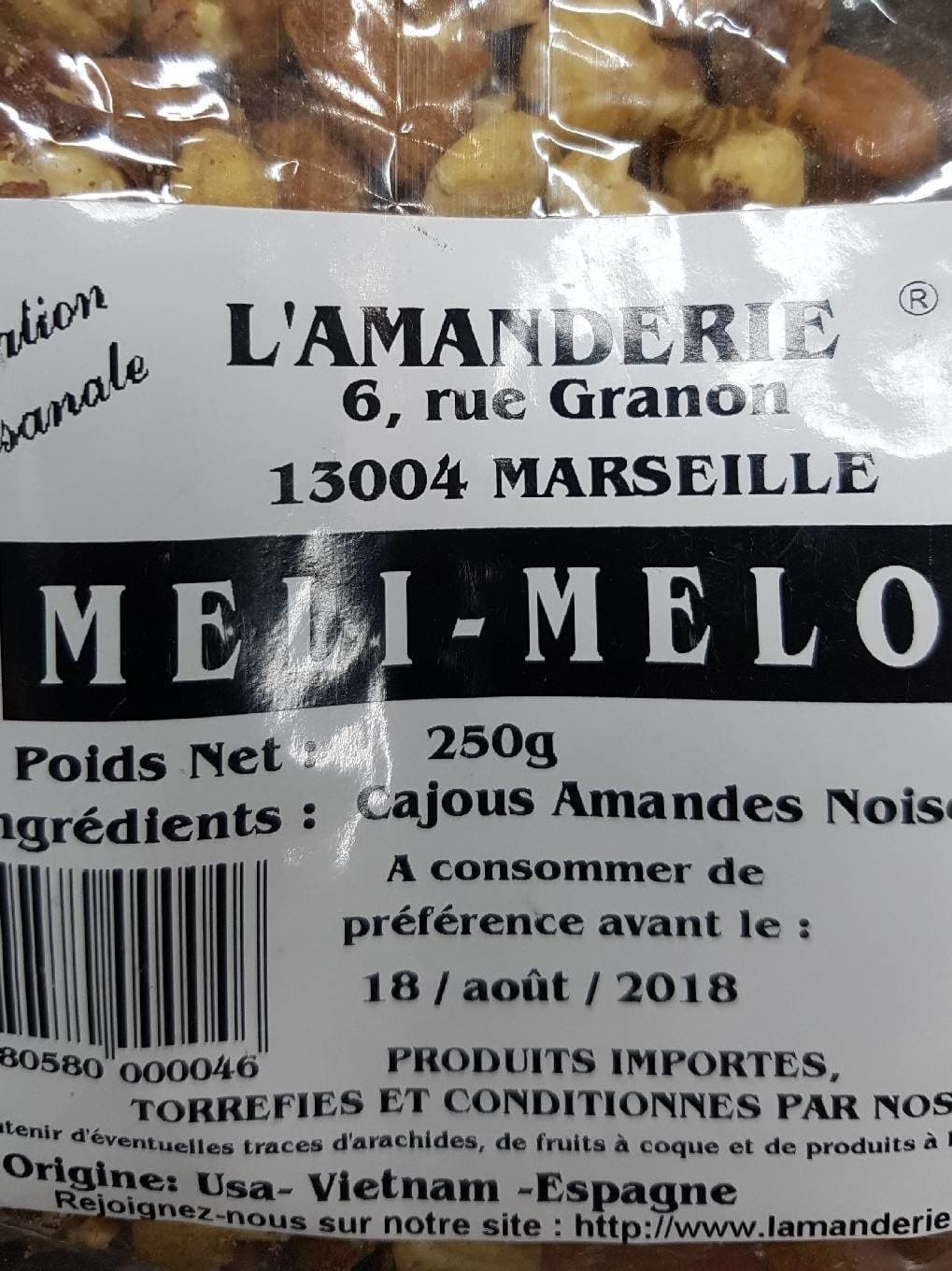L'amanderie Meli mélo packshot