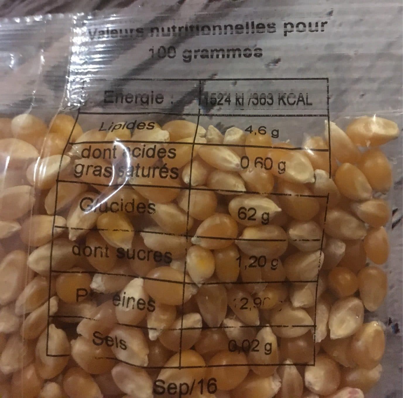 L’amanderie Pop corn packshot