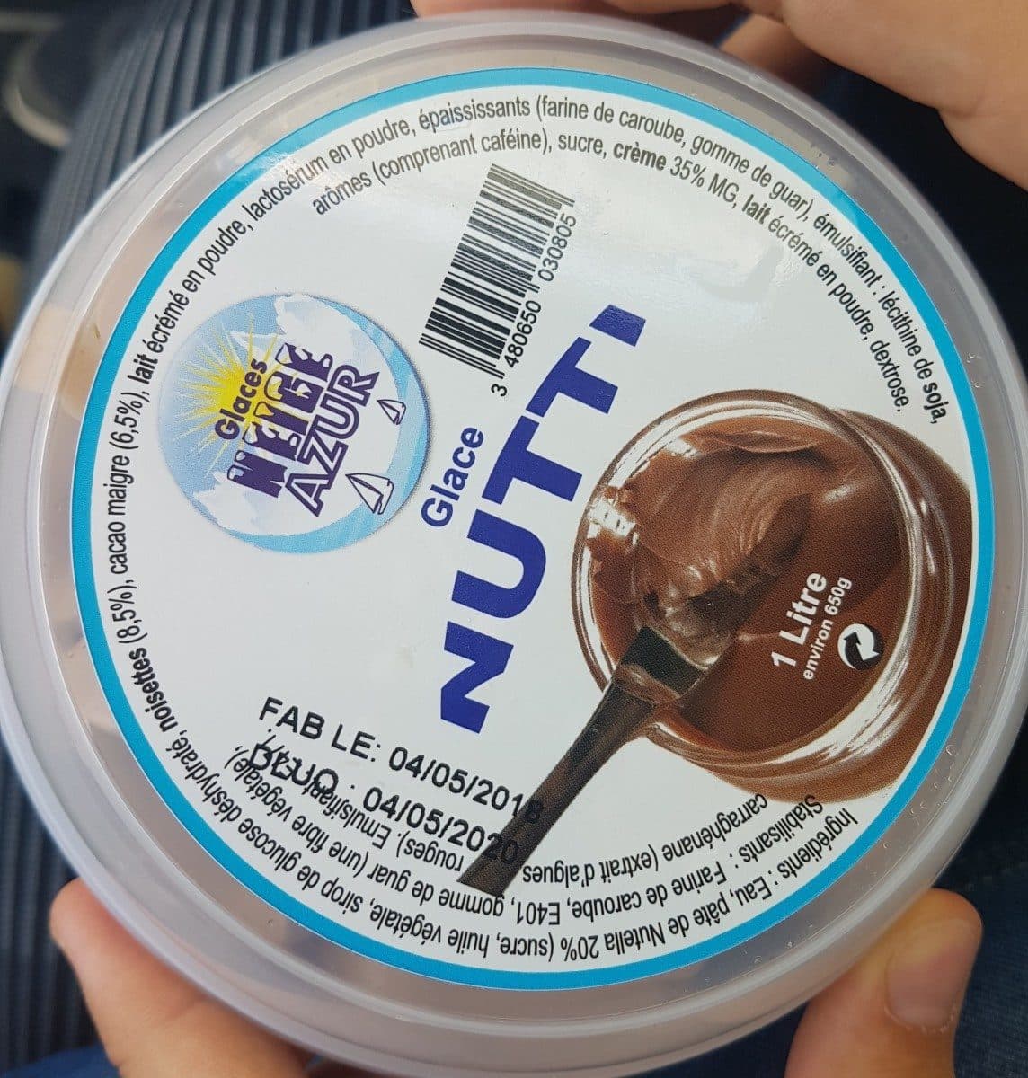 Open Food Facts Glace Nutti packshot