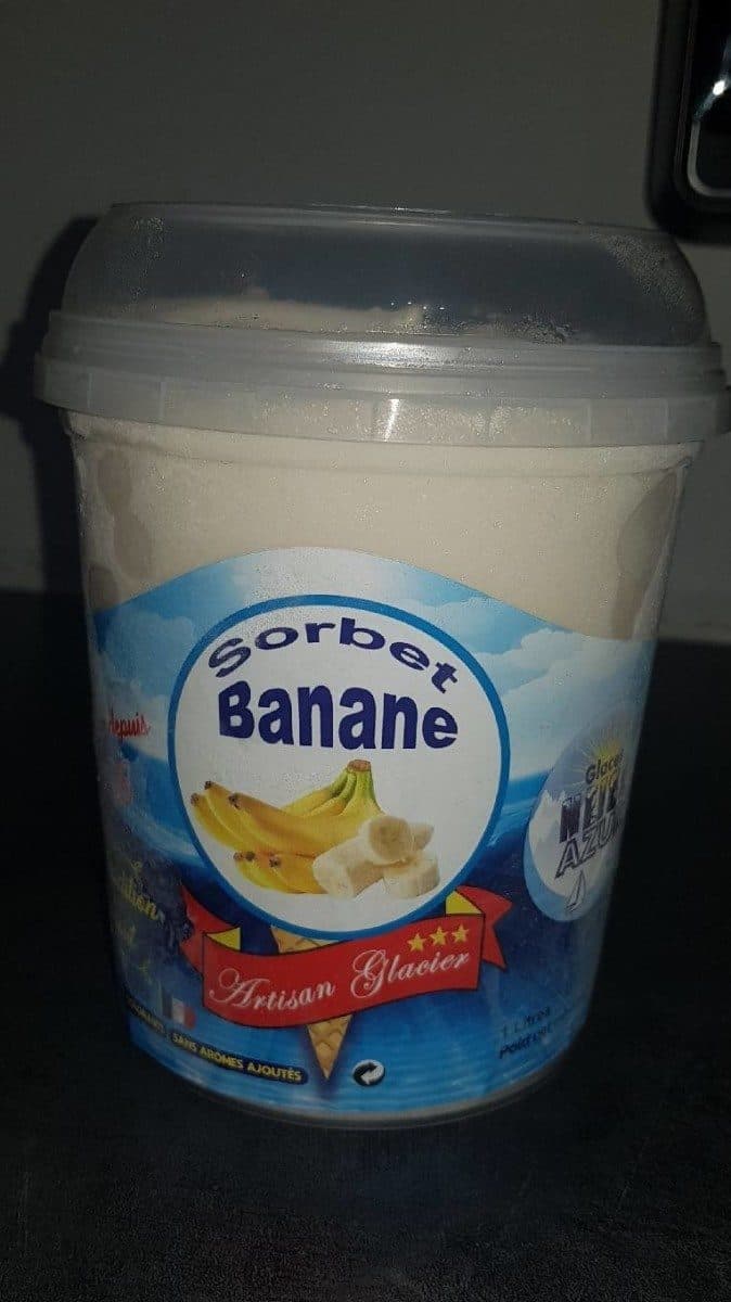 Open Food Facts Sorbet banane packshot