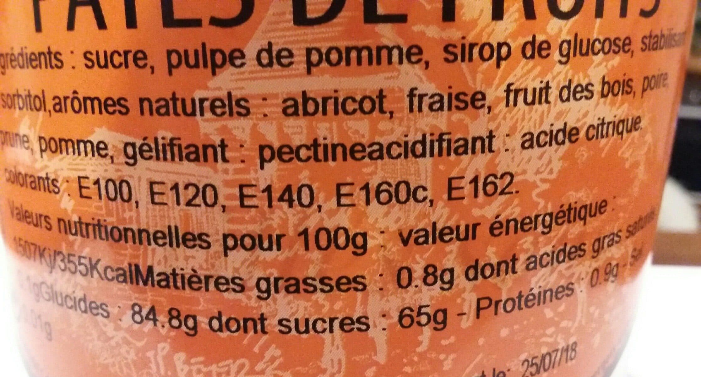 Les Vergers d'Escoute Pâtes de fruits packshot