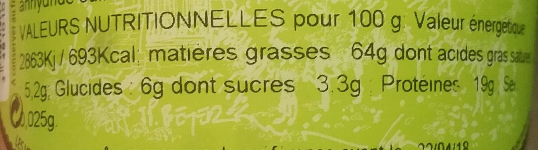 Les Vergers D’escoute Noisettes grillees sans sel packshot