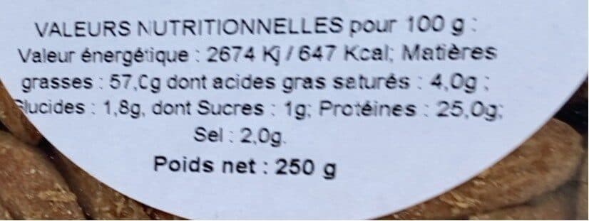 Les Vergers D’escoute Amandes grillees salees packshot