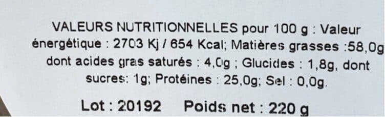 Auchan Amandes grillées sans sel packshot