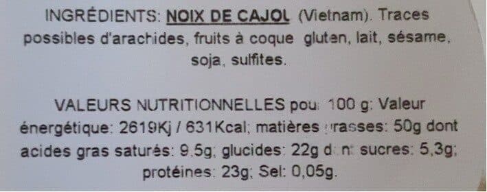 LE CRI DU RADIS LE BAR À FRUITS SECS Noix de cajou grillées packshot