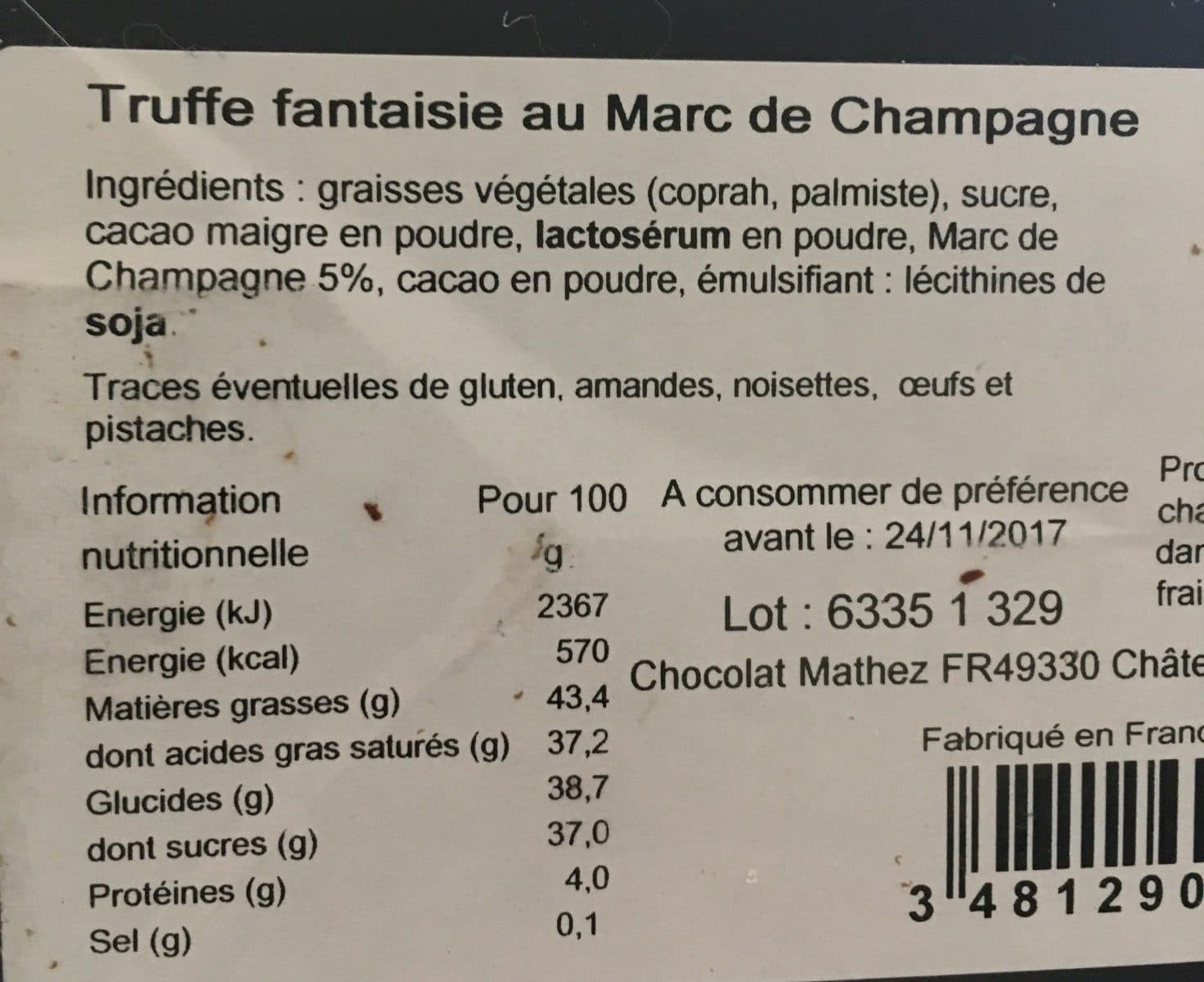 Mathez Truffe fantaisie packshot