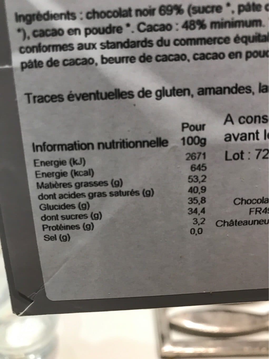 Biomonde Truffe fantaisie bio packshot