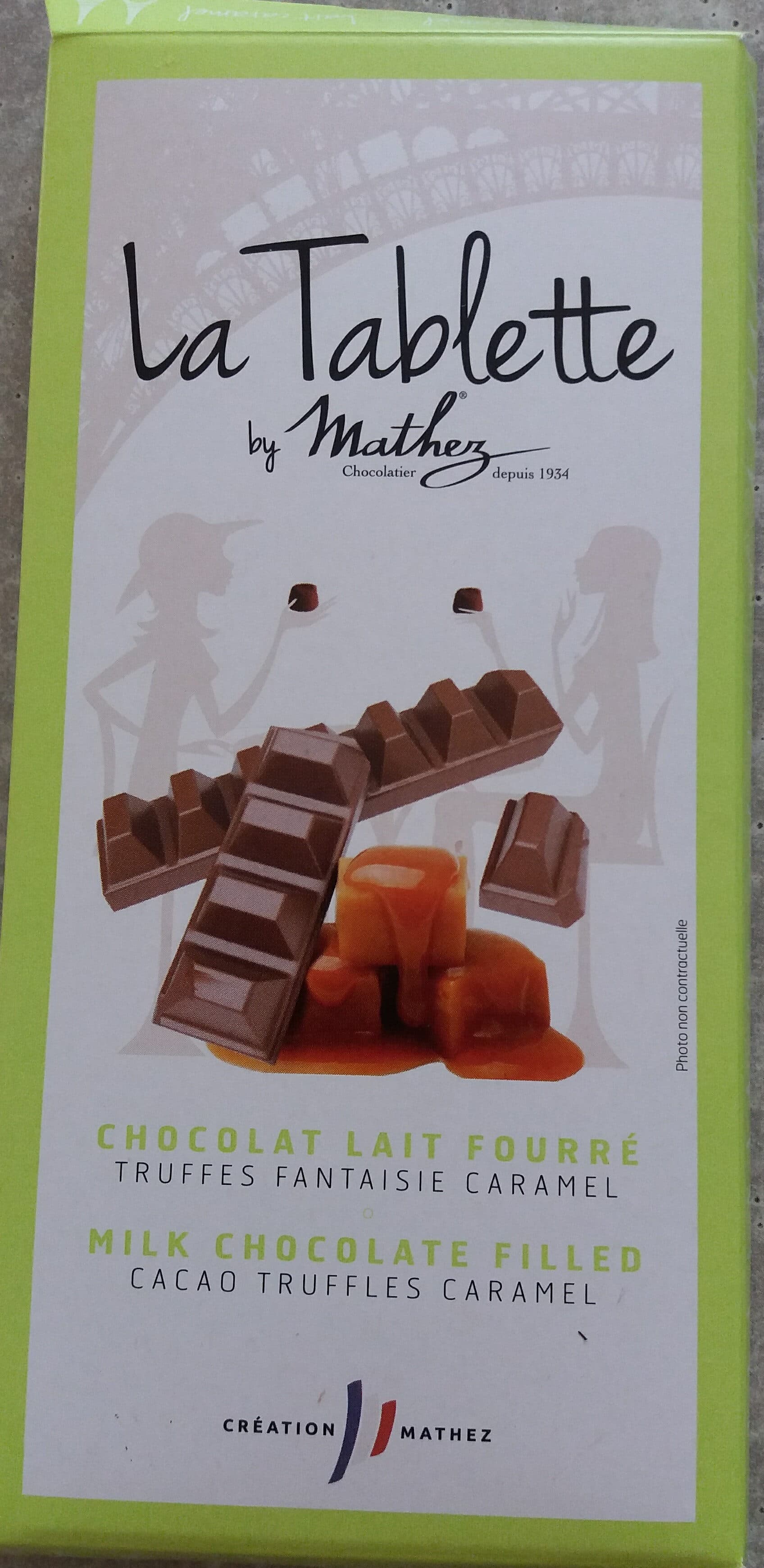 Mathez La Tablette by Mathez Truffes Fantaisie caramel packshot