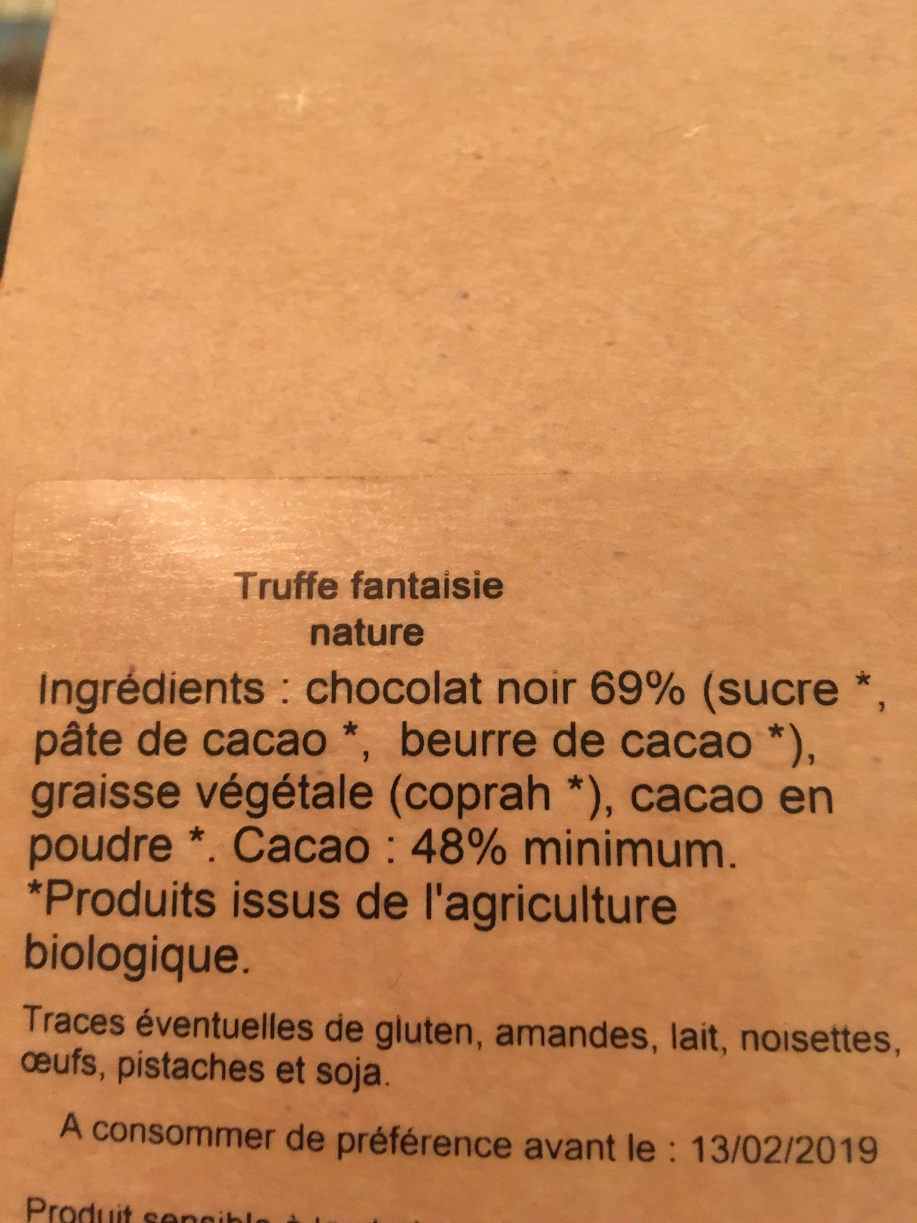 Mathez Truffes bio packshot