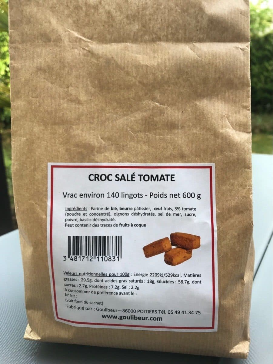 Goulibeur Croc salé tomate packshot