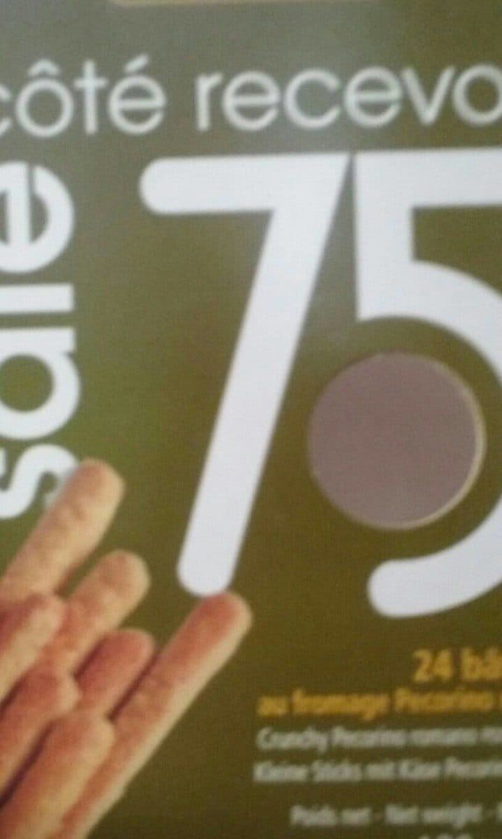 Open Food Facts Bâtonnets salé Fromage Brebis x24, 120g packshot