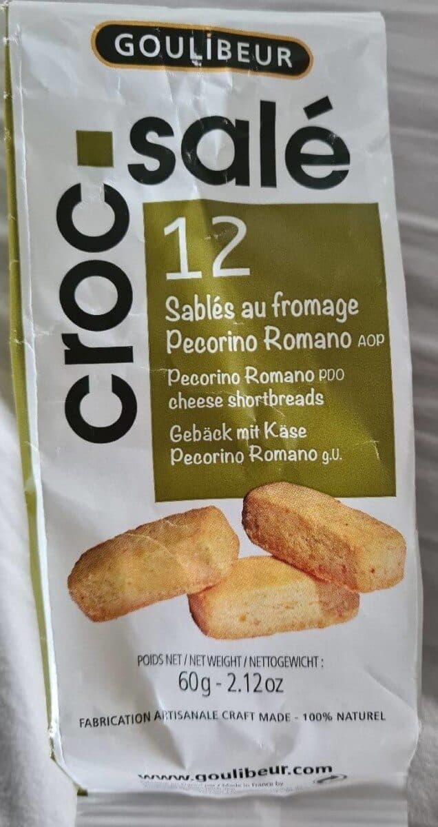 Goulibeur Sablés Au Fromage Pecorino Romano AOP packshot