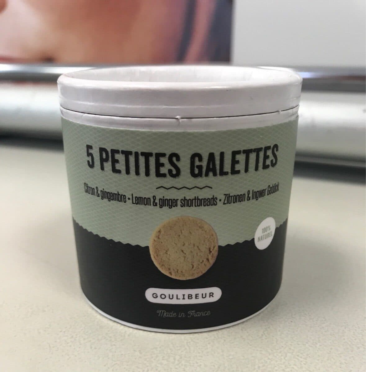 Goulibeur Petites galettes Citron gingembre packshot