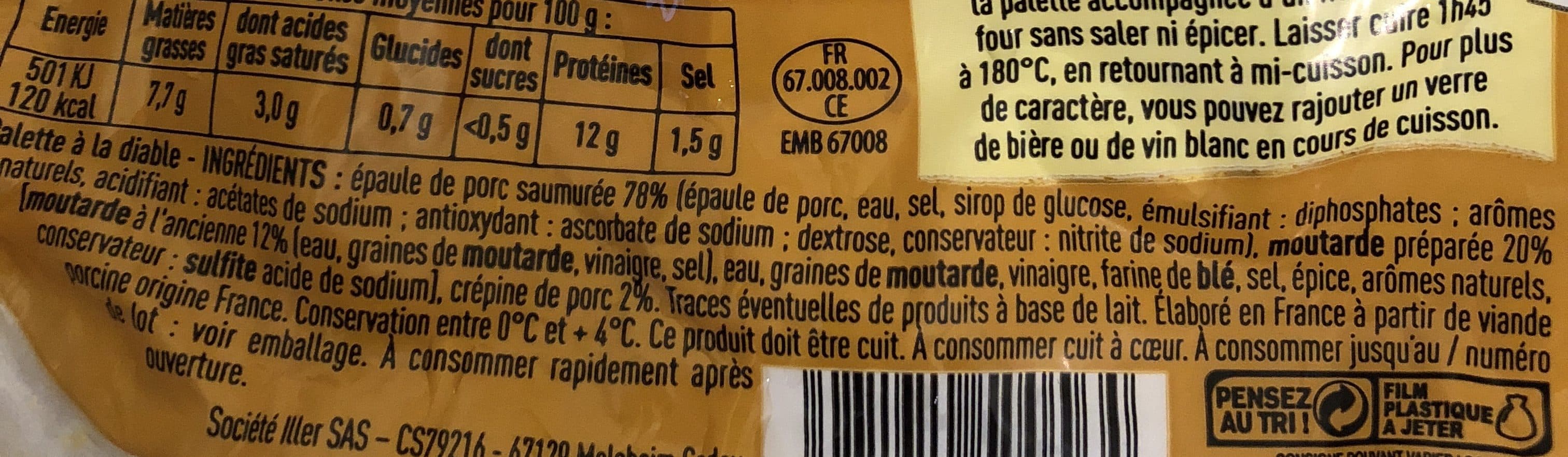 Iller Palette à la moutarde à l’ancienne packshot