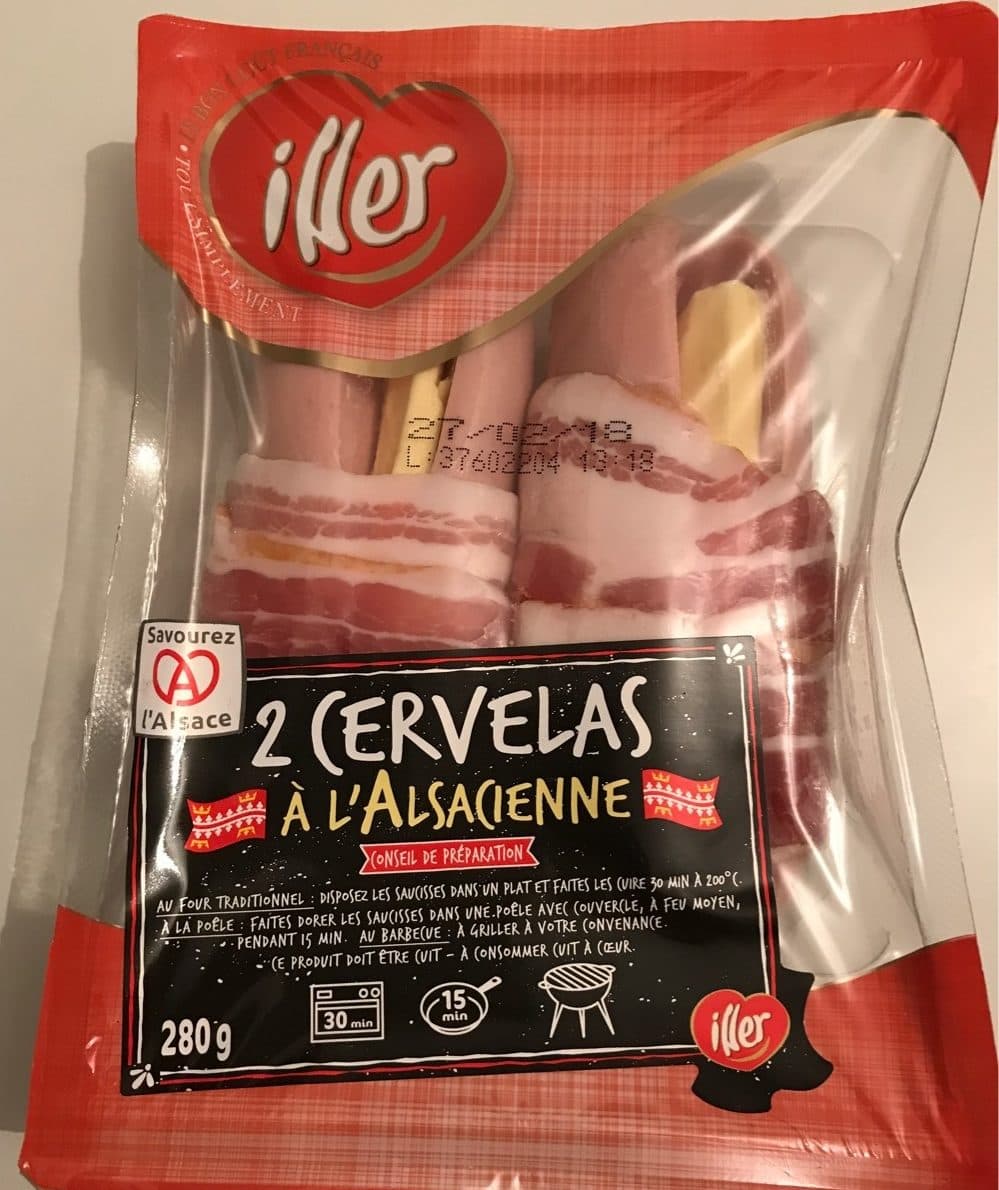 Iller 2 cervelas à l'alsacienne packshot