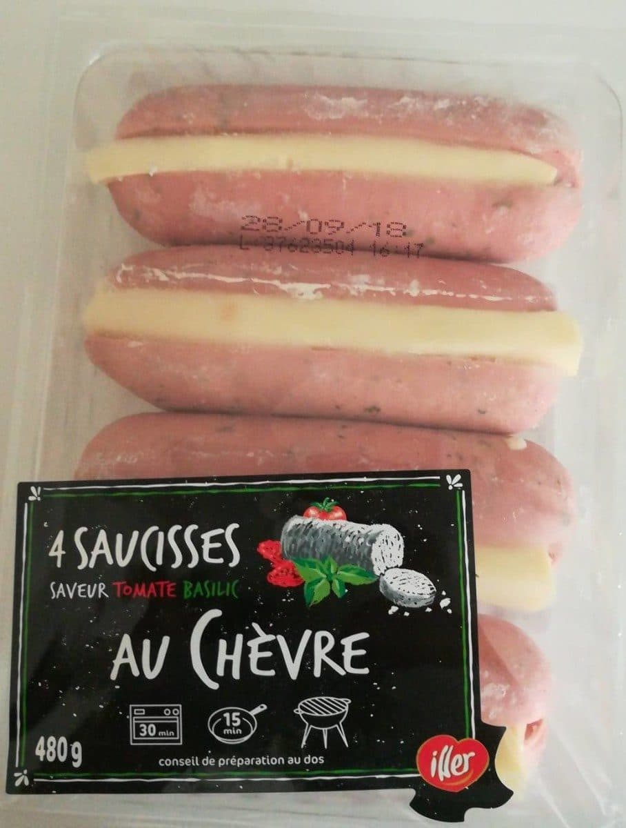 Iller Saucisses au chevre packshot