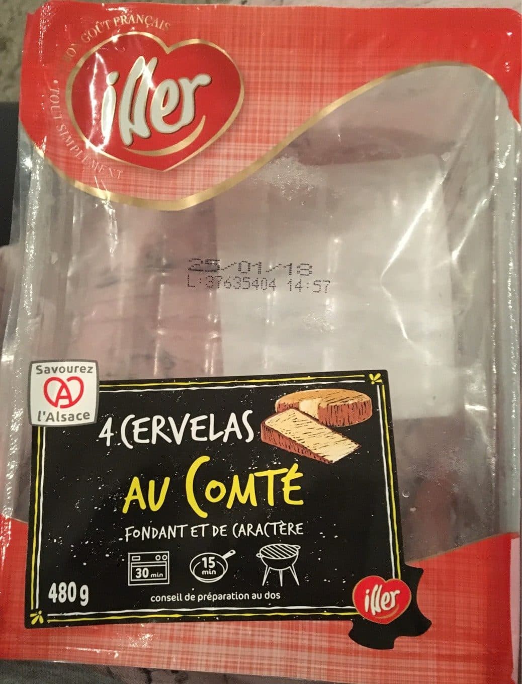 Iller Cervelas au comté packshot