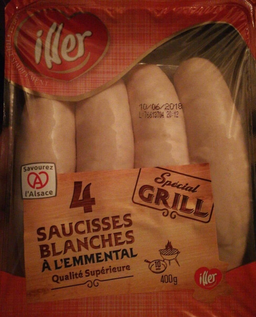 Iller Saucisses blanche emmental Spécial Grill packshot