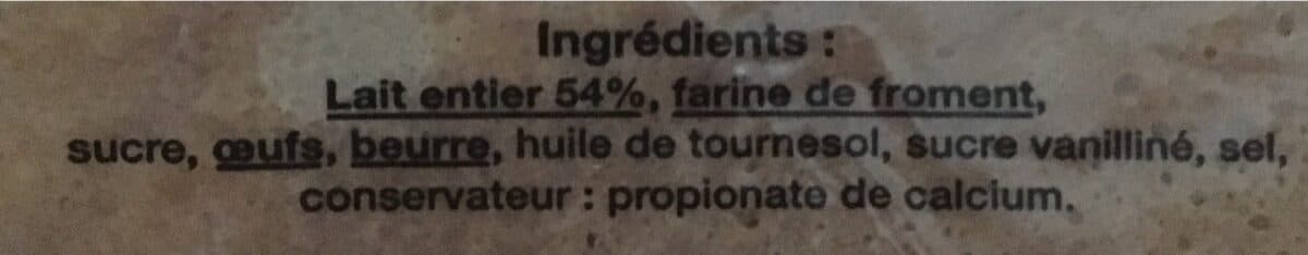 Les Delices De Saint Eloi Crêpes au lait entier packshot