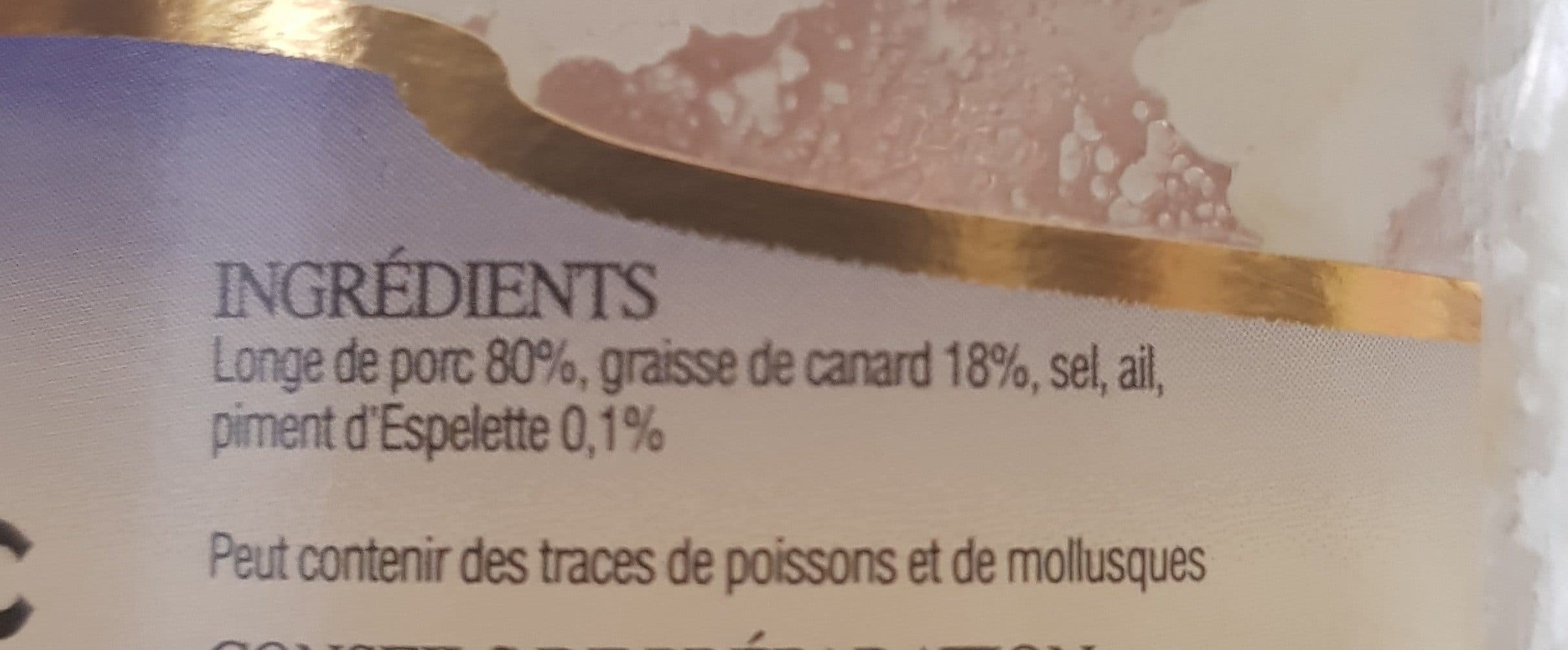 Open Food Facts Confit de porc packshot