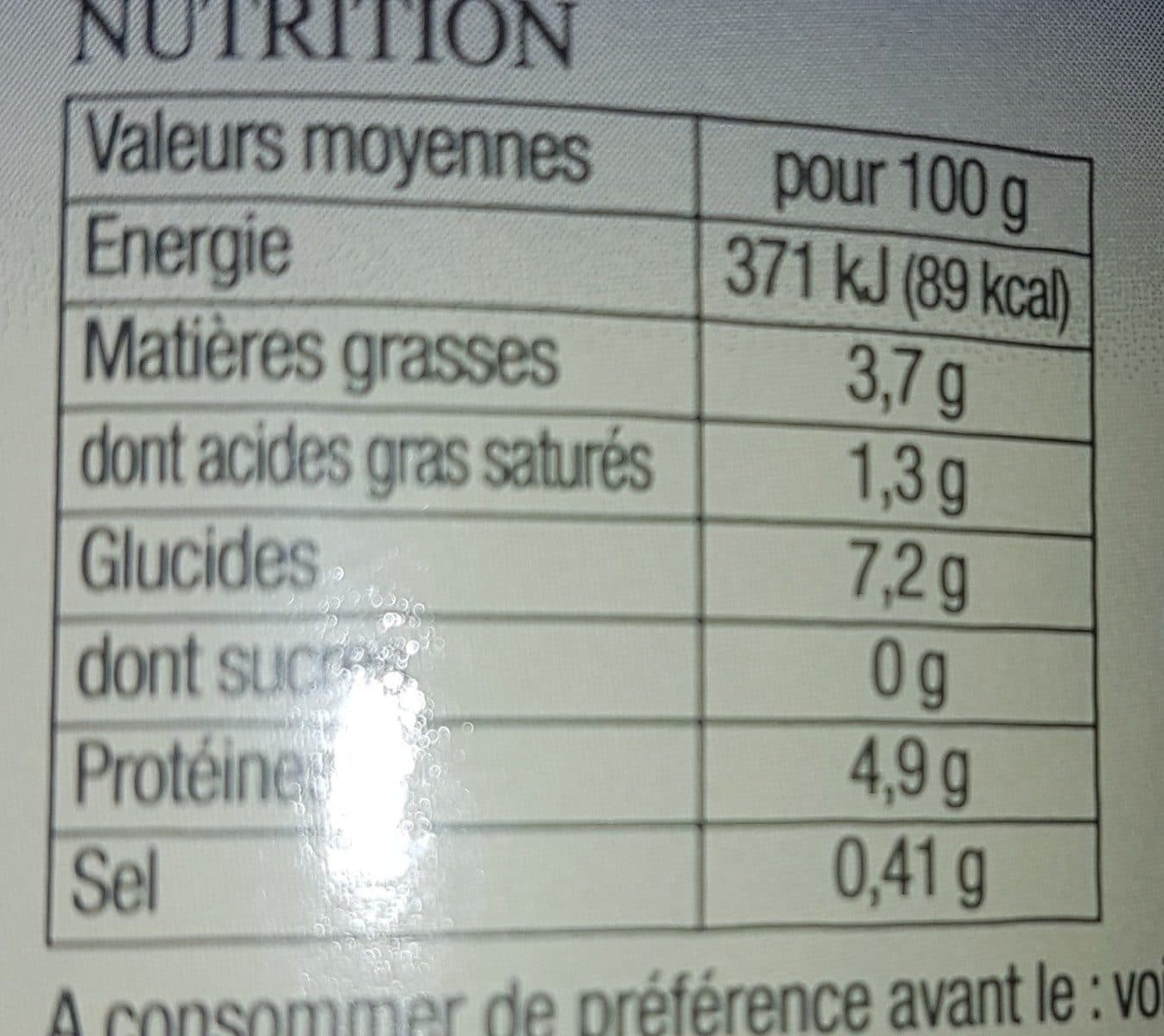 Open Food Facts Lentilles vert cuisinées packshot