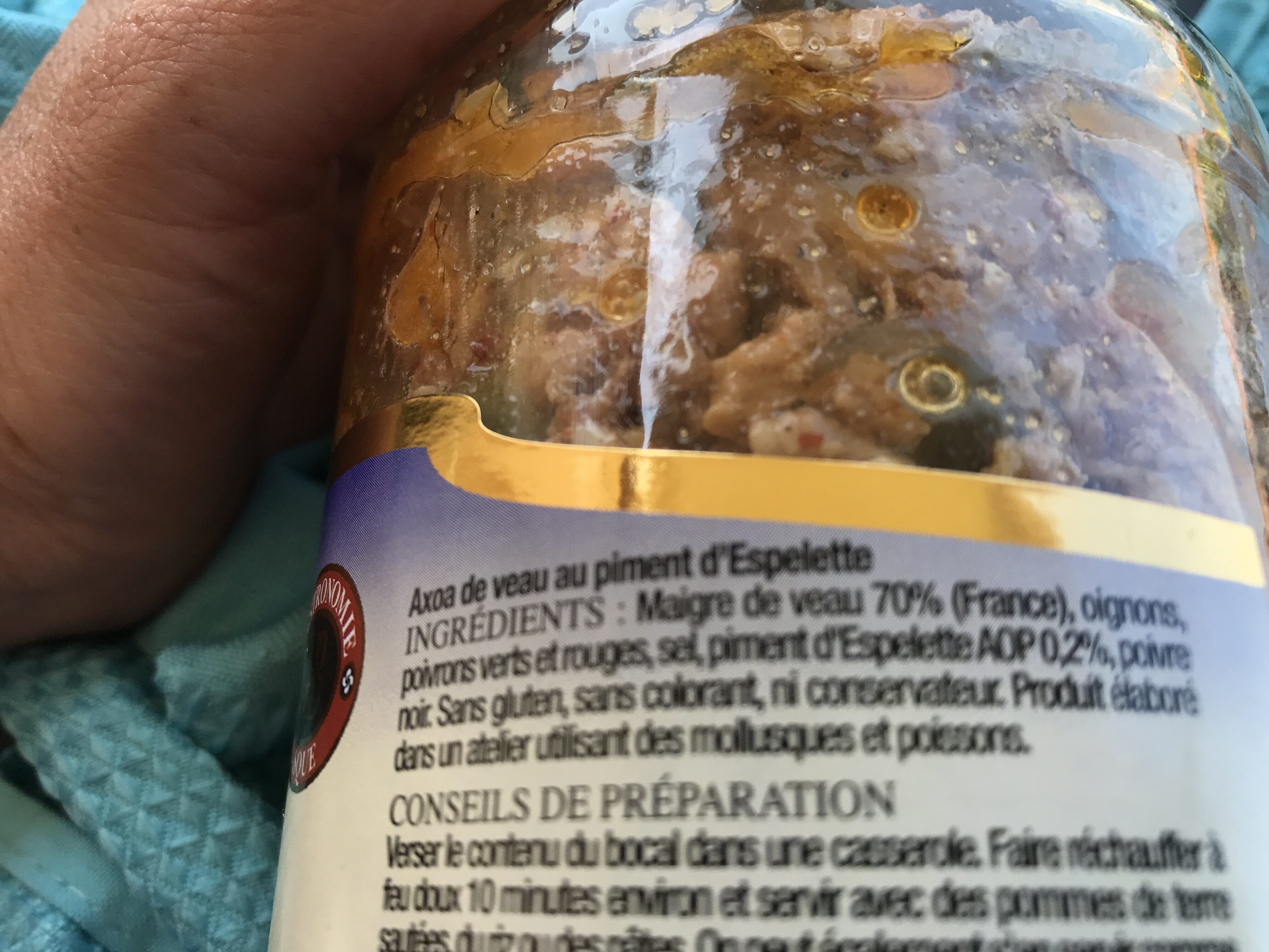 Gilbert Barada Axoa de veau packshot