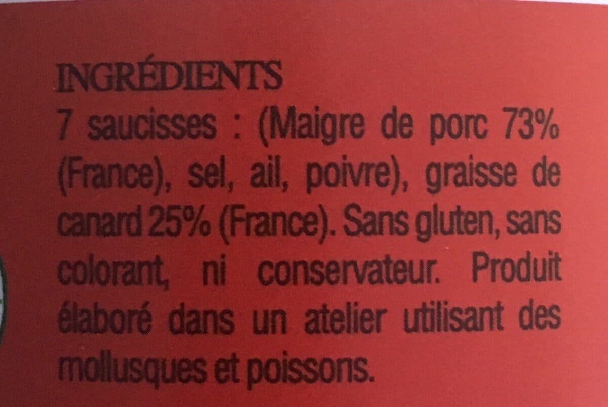 Bixente Ibarra Saucisse confite packshot