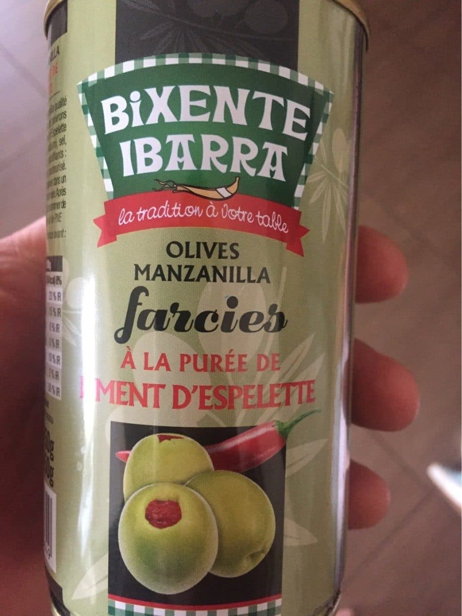 Bixente Ibarra Olives manzanilla farcies la la puree de piment d espelette packshot